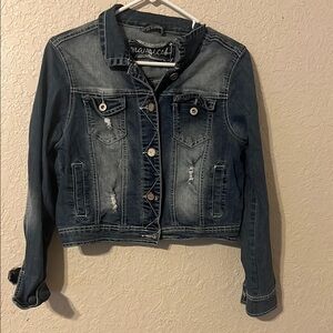 Maurices Dark Blue Jean Jacket